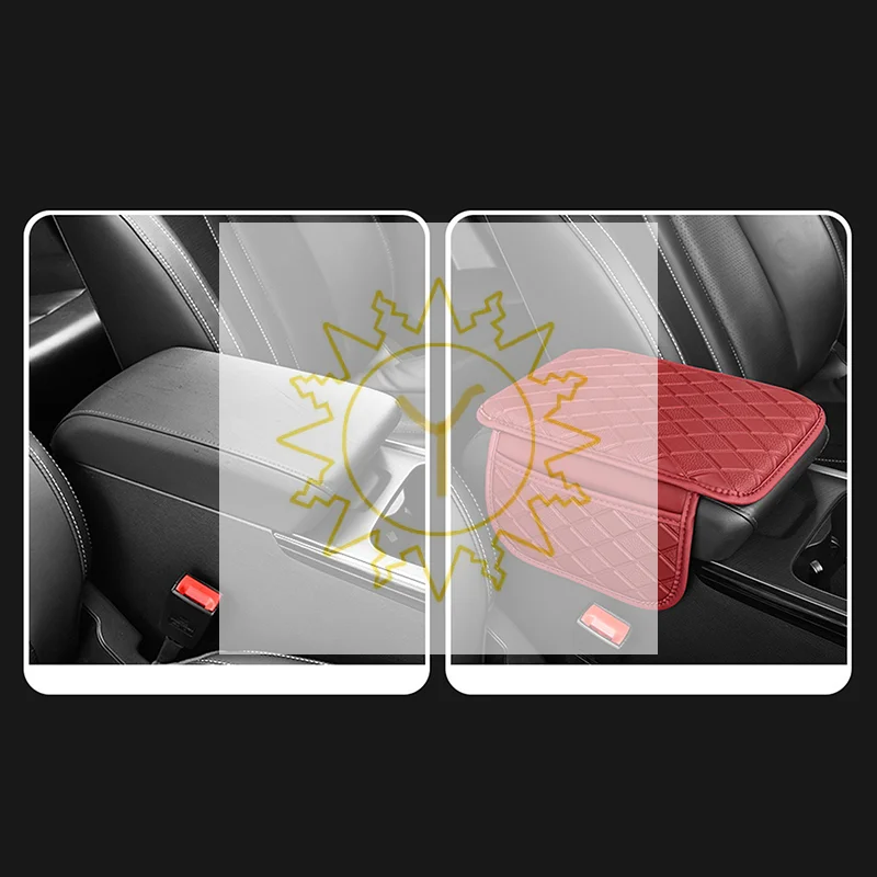 

Universal Non-Slip Car Armrest Box Booster Pad - High-Grade Memory Foam Elbow Support Armrest Mat with Storage Function