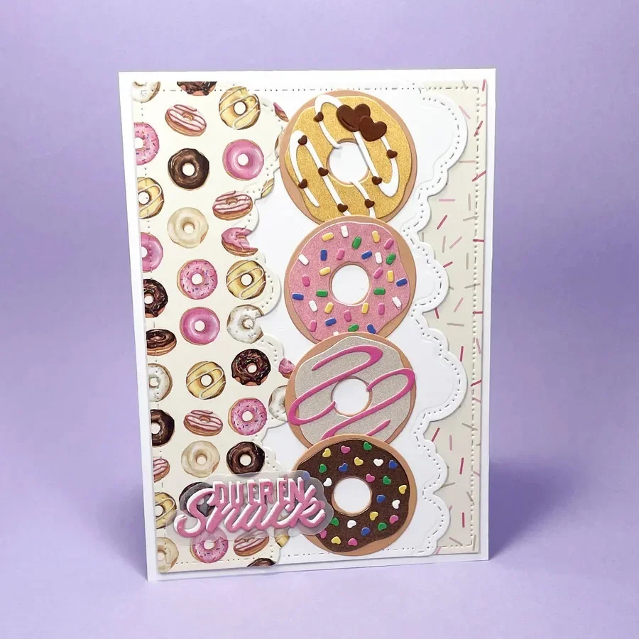 دونات ولكن أول قهوة Utting يموت سجل القصاصات مذكرات الديكور قالب النقش الاستنسل لتقوم بها بنفسك بطاقات المعايدة اليدوية 2025 جديد #3