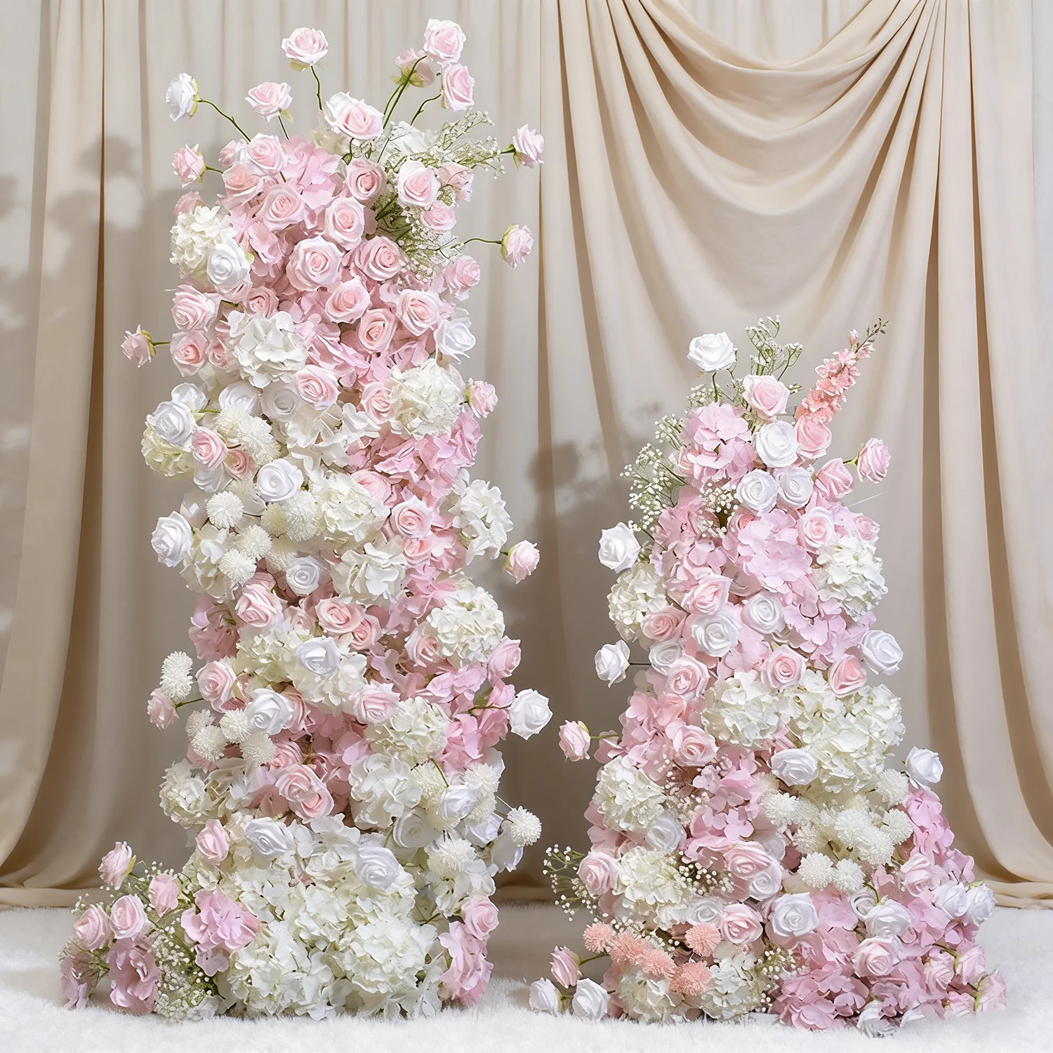 Uflower 5D Pink White Rose Bab - đánh giá và giá Wedding Arch Flower