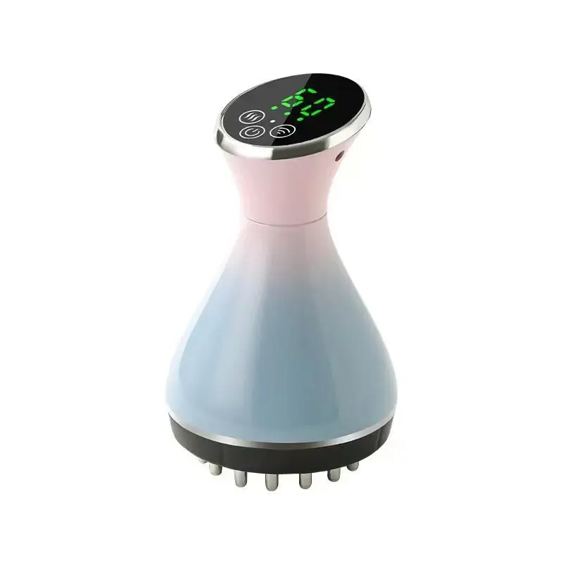 

Heated Electric Meridian Brush, Full Body Abdominal Massager Gua Sha Device Home Belly Kneading Meridian Dredging Instrument