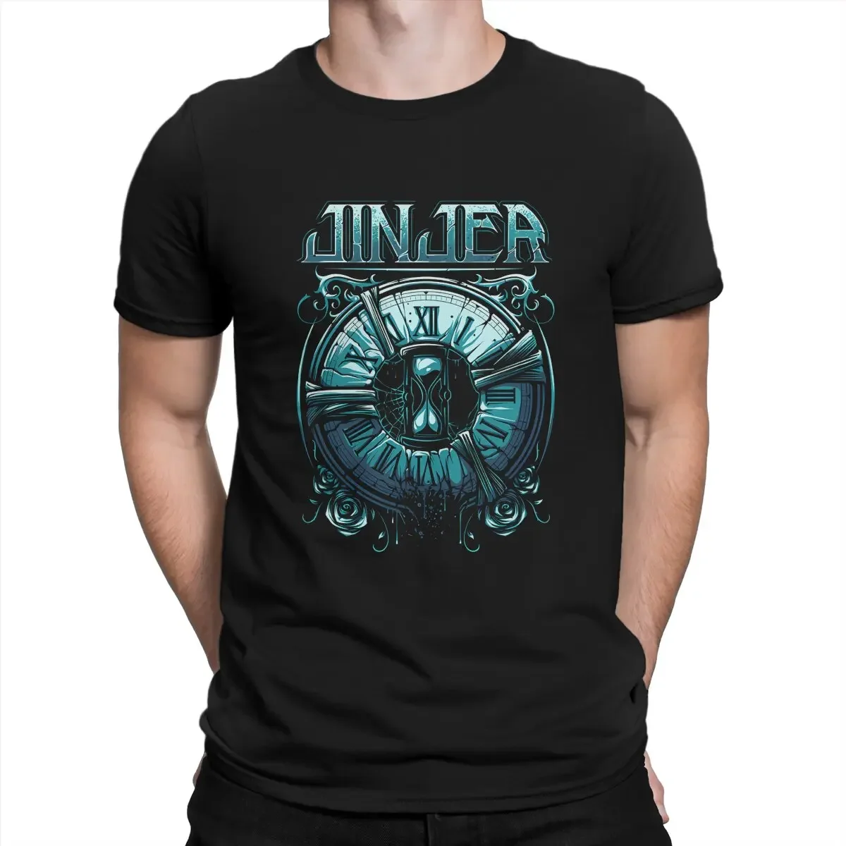 Awesome Special Band  By Zea T-Shirt for Men O Neck 100% Cotton T Shirts Jinjer Short Sleeve Tee Shirt 6XL Clothes