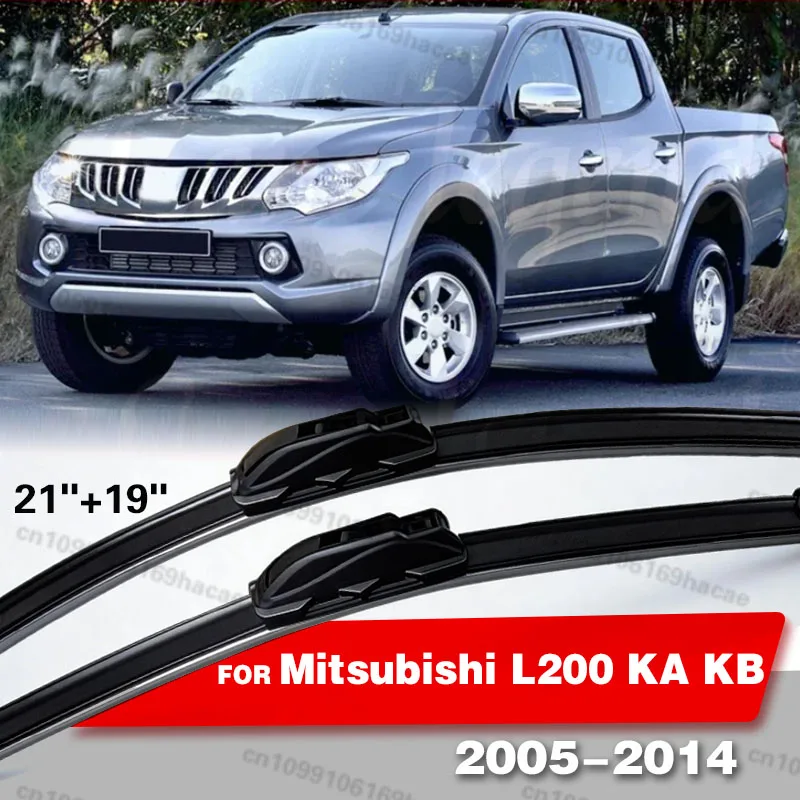For Mitsubishi L200 KA KB 2005 - 2014 Wiper Front Hybrid Wiper Blades Windshield Windscreen Window Rain Brushes 21
