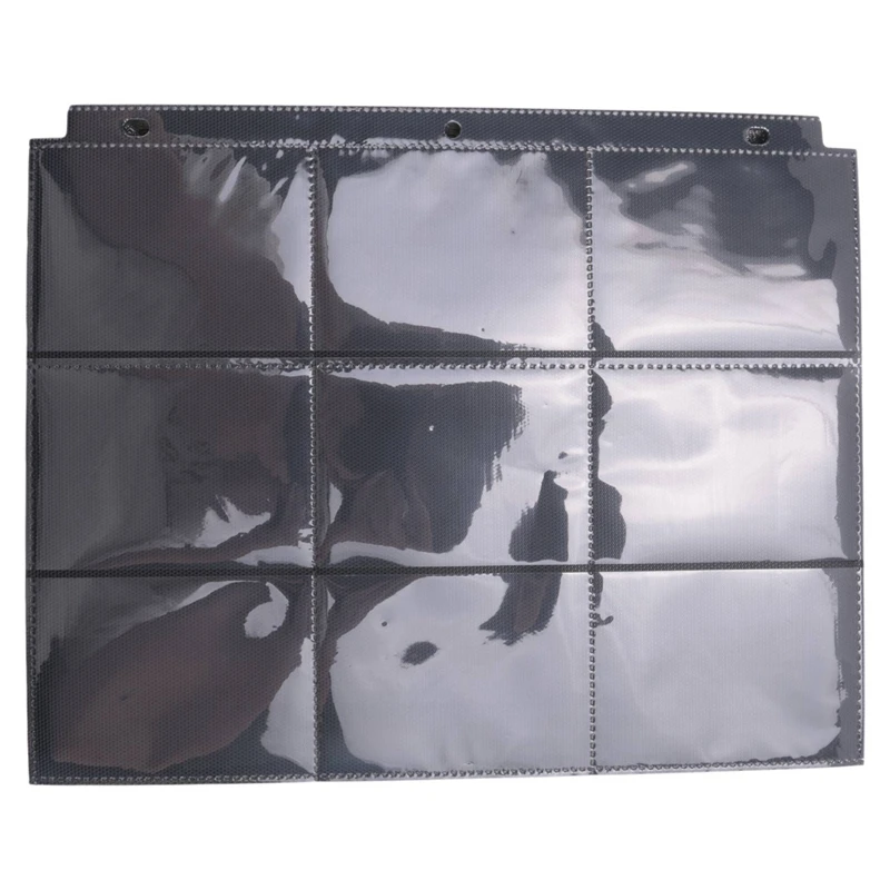 

ABRT-900 Pockets Trading Card Sleeves Binder, Baseball Card Binder Sleeves Fit For 3 Ring Binder Card Holder Protector