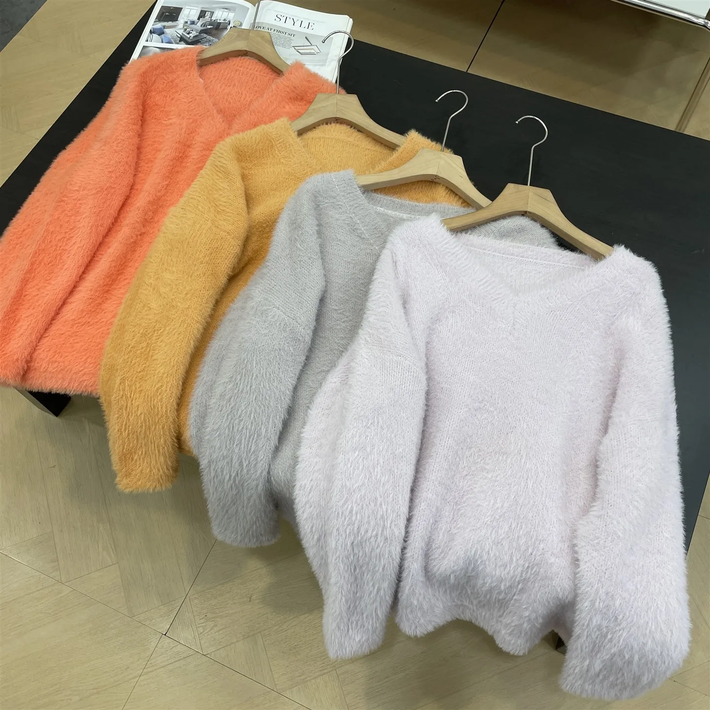 الحلو Sle طويل Sve سترة سترة تصميم فريد من نوعه عادية الخريف الشتاء المرأة Faion محبوك مفتوحة الجبهة J28