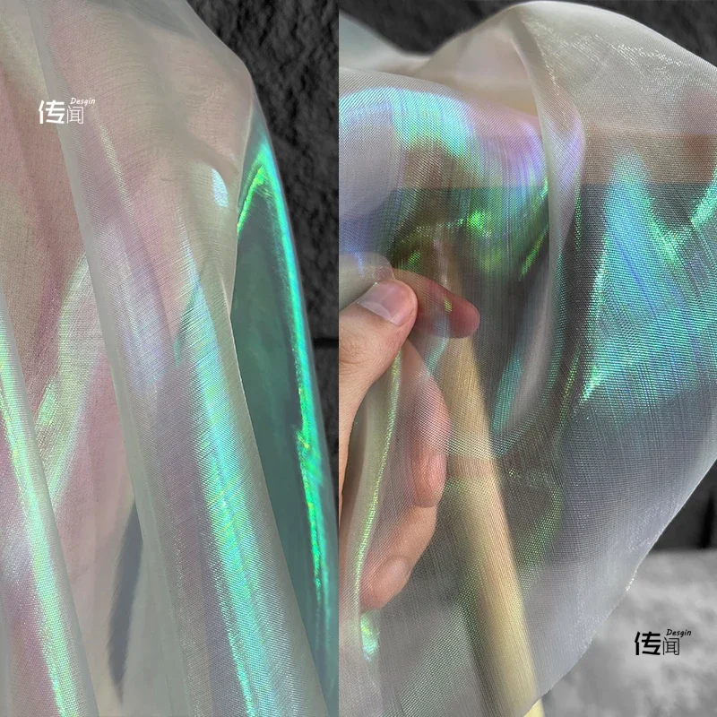 

Waterlight Yarn Illusion Fabric for Gradient Shooting Background Cloth Stage Clothing Per Meter Diy Sewing Material