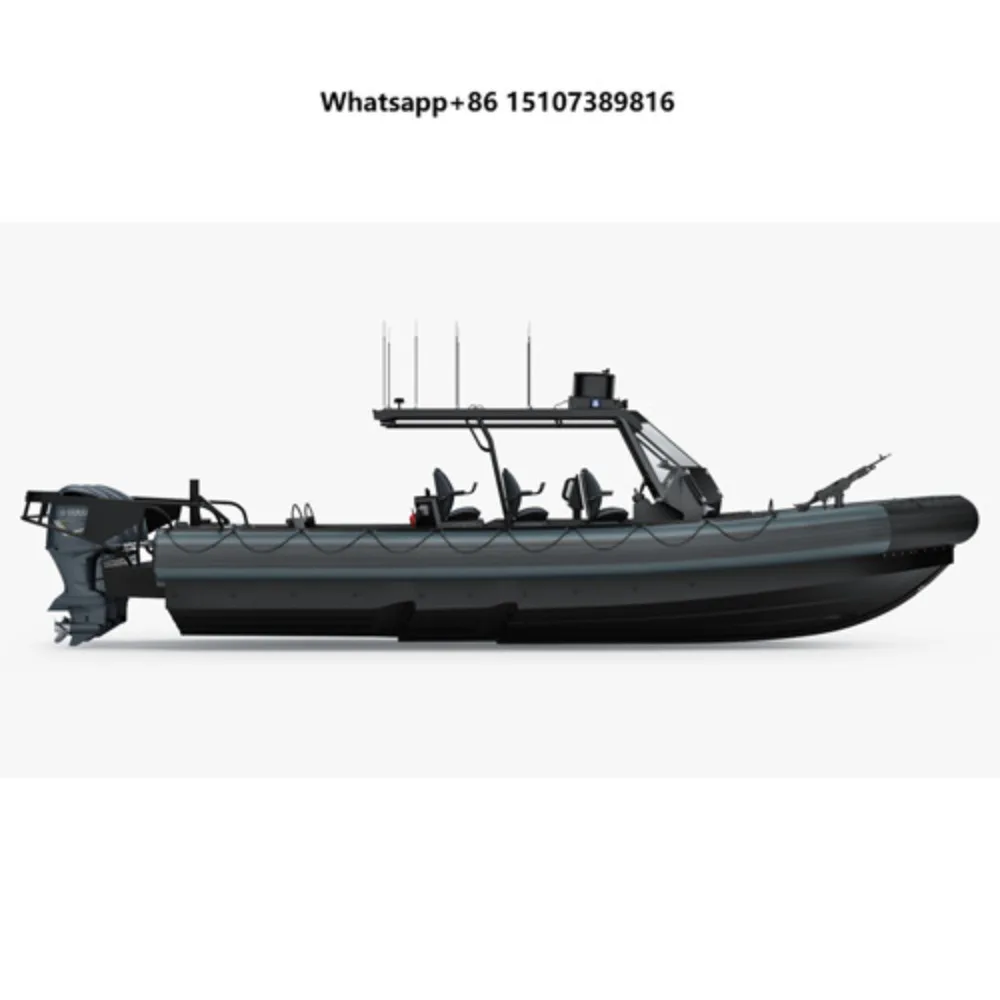 23ft 7m Small Speed Aluminum PVC Outboard Rigid Foldable Inflatable Sports Fishing Entertainment Leisure Boat 14 Person 30-35