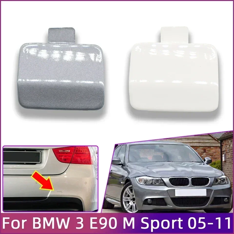 

Rear Bumper Tow Hook Eye Cover Cap For BMW 3 E90 2005 2006 2007 2008 2009 2010 2011 M SPORT 51128041134 Towing Hauling Trim Lid