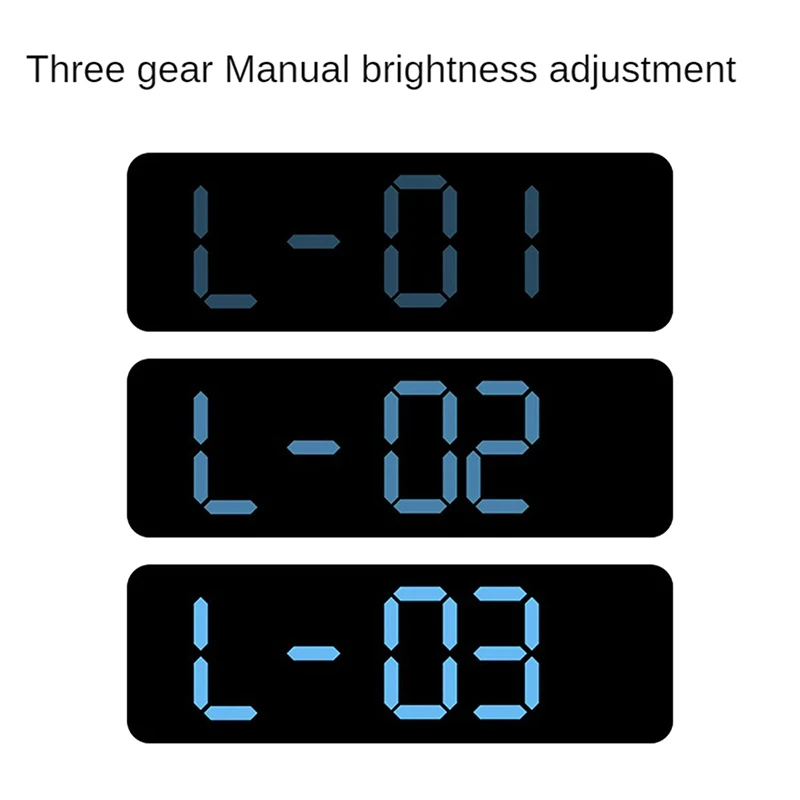 Large Digital Wall Clock Temperature And Humidity Week Display Brightness Adjustable Electronic LED Table Alarm Clock