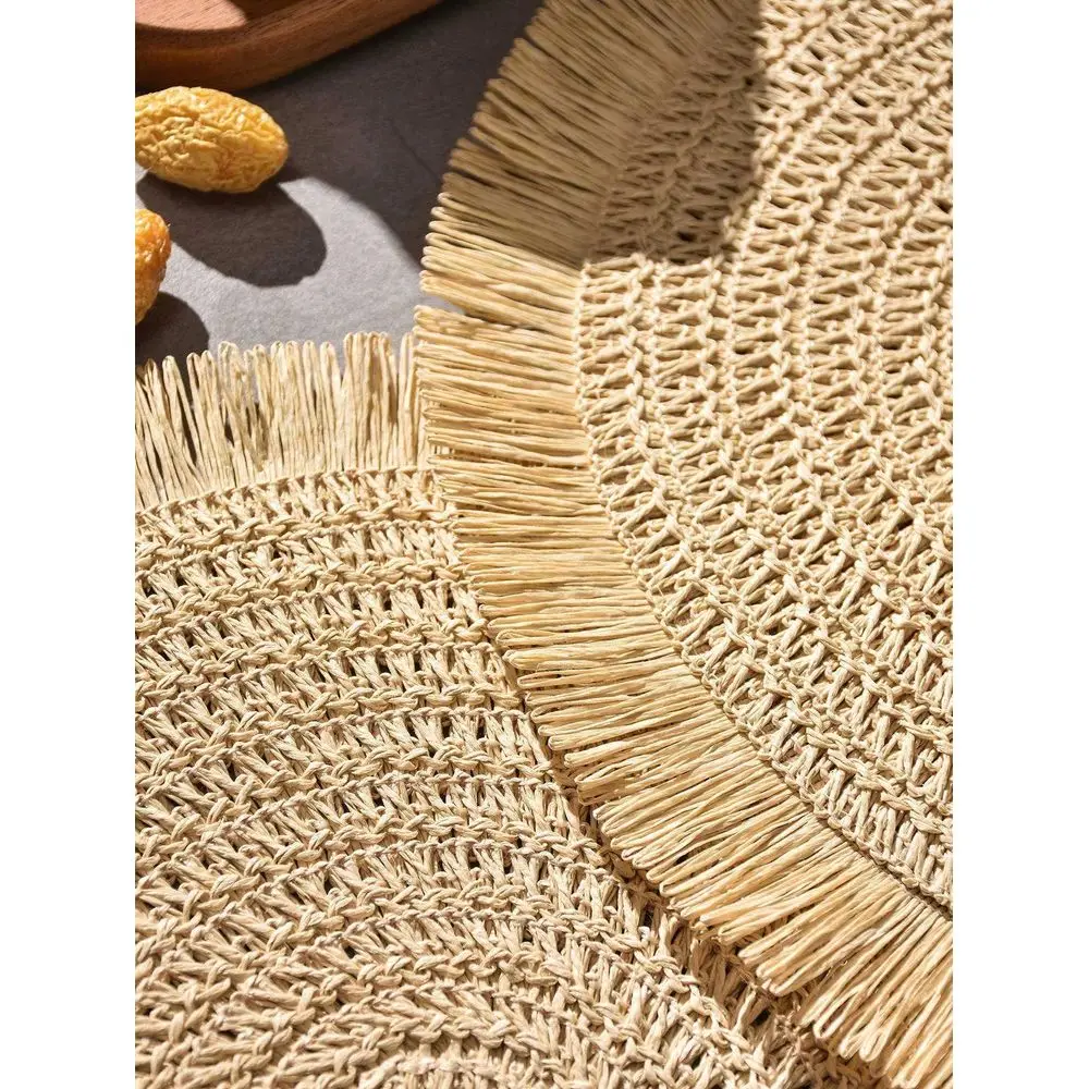 Lightweight And Flexible Material, No Cleaning Required For Storage, Can Be Used As Tray Mat, Vase Mat, Candle Mat Or Photograp