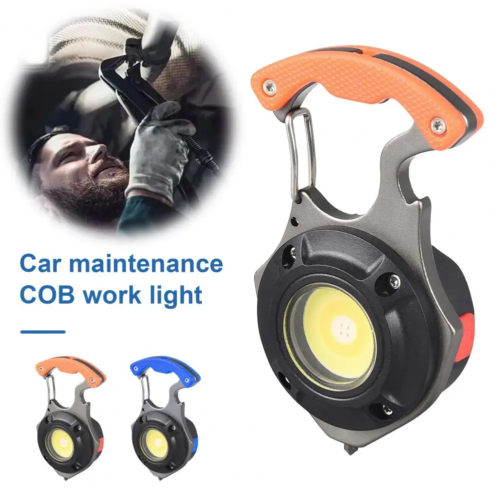 Keychain Light 7 Modes Adjustable USB Rechargeable Multitool LED Flashlight with Belt Cutter Screwdriver Whistle Bottle Opener