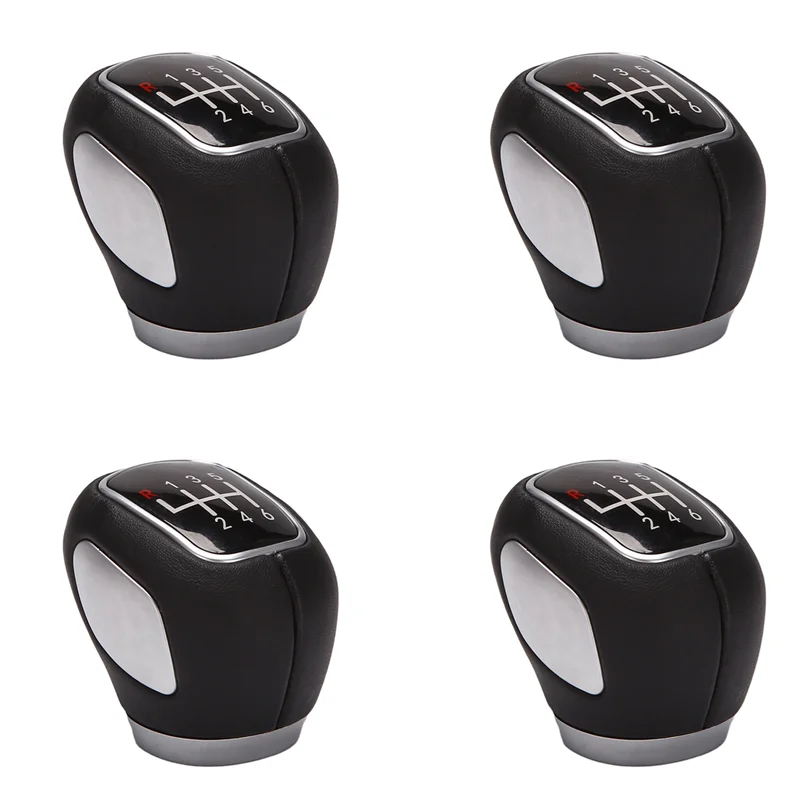 

ABOK-4X 6 Speed Manual Gear Shift Knob Shifter Lever Head For Cruze 2011-2012