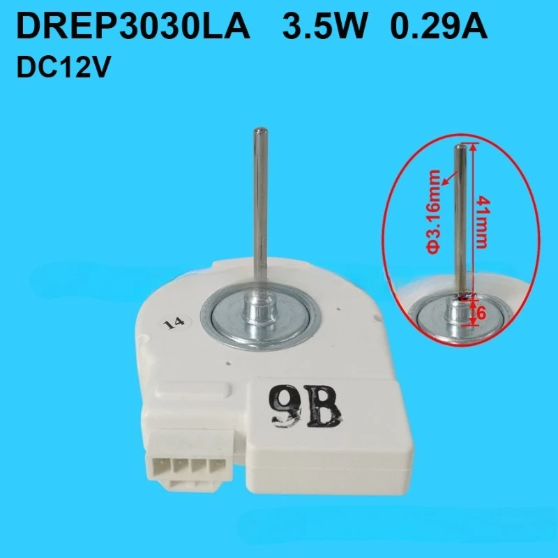 

Samsung Refrigerator Fan Motor DREP3030LA-9B DC Evaporator Cooling Fan Replacement for French Door Fridge