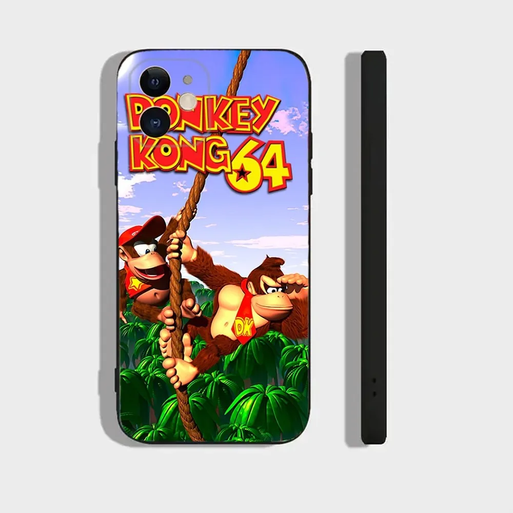 D-donkey Kong Game Phone Case For Iphone 16 15 11 13 14 Pro Max 7 8 Plus X Xr Xs Max 12mini Cover Case