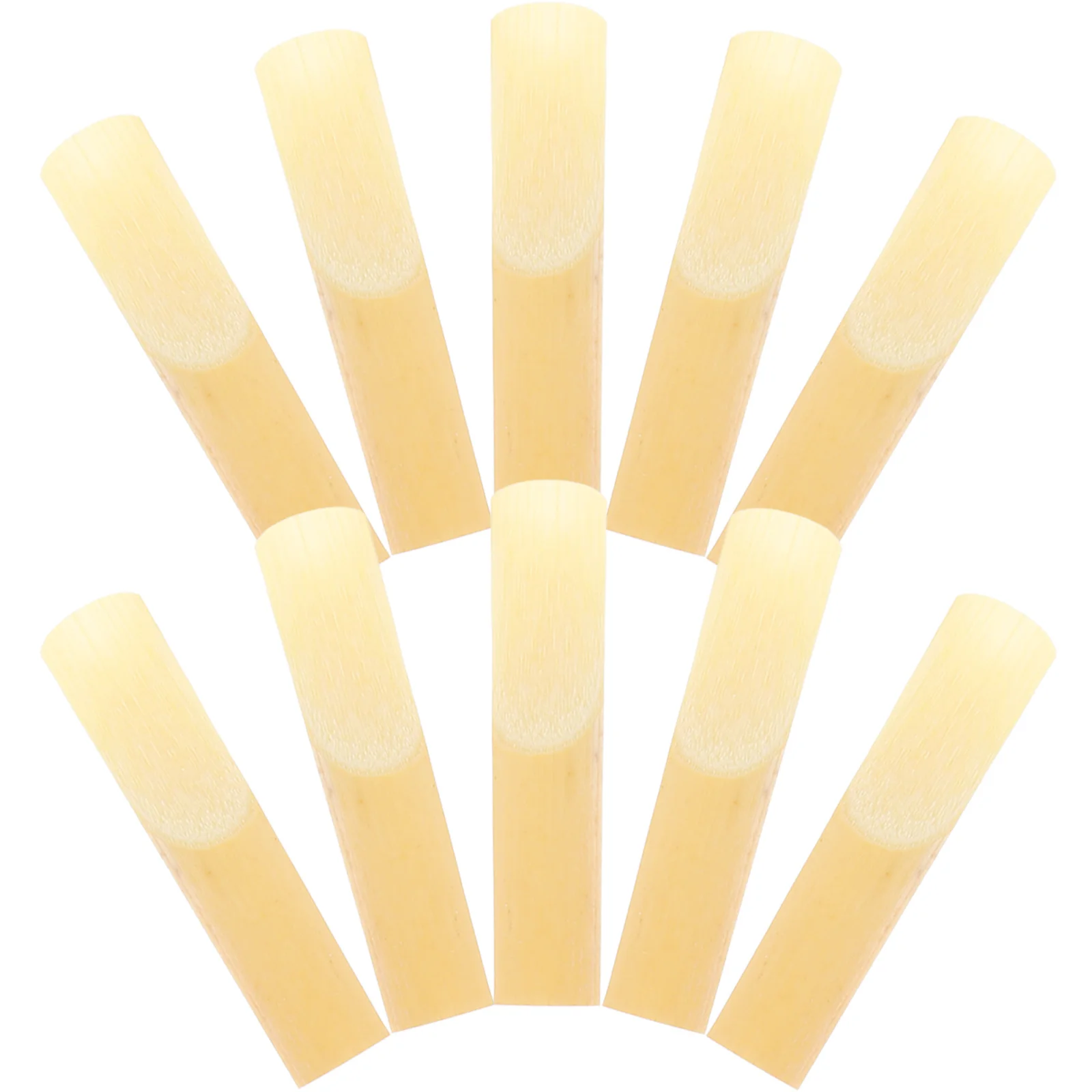 

10Pcs Saxophone Reeds Replacement Alto Sax Reed Set Unbreakable Design Portable Size Ideal for Practice Performance Student and