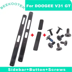 Original DOOGEE V31GT Battery Cover Left Right Decorative Parts Volume Custom Button Key Screws Parts For DOOGEE V31 GT Phone