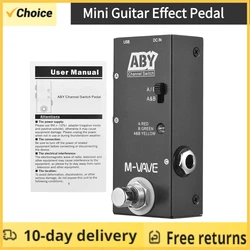 M-VAVE ABY Line Selector AB Switch Mini Guitar Effect Pedal True Bypass Guitar Bass Pedal AB Box - ABY Channel Switch