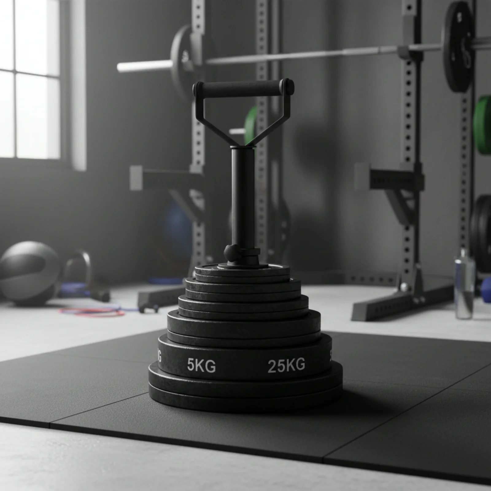 

Многофункциональная регулируемая рукоятка для штанги с изменяемым захватом для домашнего фитнеса, тренажерного зала, гантелей и гирь