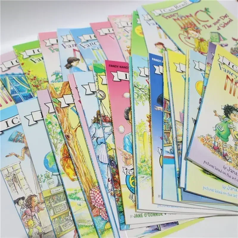 30 Books/set I Can Read Fancy Nancy Manga Book Sets in English Learning Reading Picture Books for Kids Educational Booklets