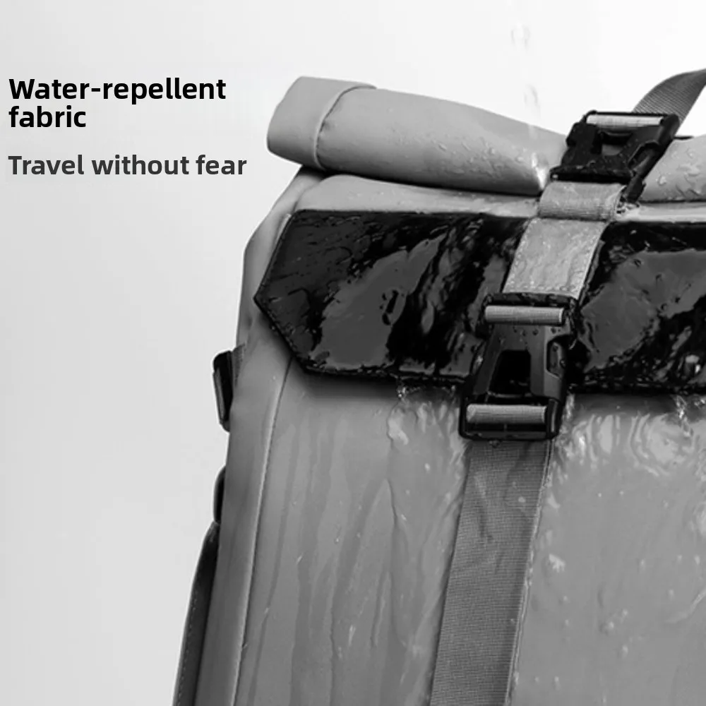 حقيبة ظهر ترفيهية للرجال بسعة كبيرة خفيفة الوزن ومتعددة الطبقات حقيبة ظهر للسفر قابلة للتنفس ومقاومة للماء للرجال حقيبة ظهر للكمبيوتر المحمول للكلية