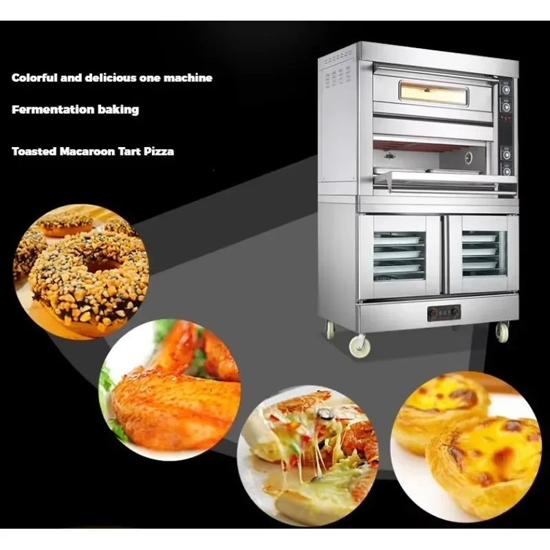 2026 Oven for Baking Bread Toasters Cake Pizza Commercial Deck Oven Cookware Combined Proofer Fermenting Equipment for