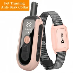 YHLC Smart Automatic Anti Barking Dog Collar HD Digital Display Waterproof Collar For Dog Rechargeable Bark Stopper Stop Barking