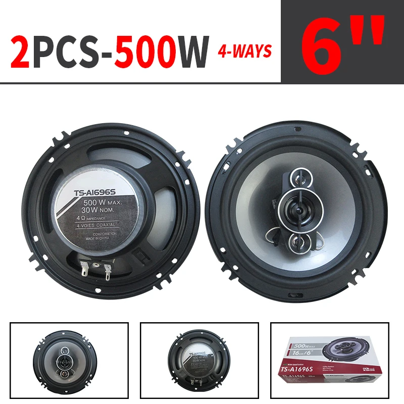 

Car Audio Speaker TS-A1696S Coaxial 6inch 160mm Size(1pair Speakers)