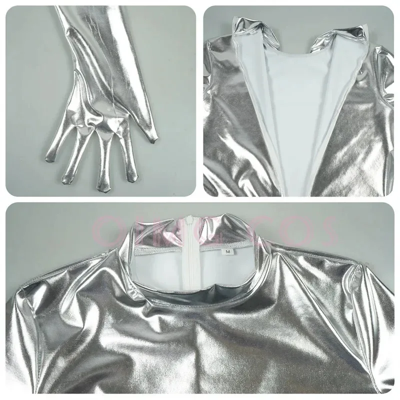 CyAlien تأثيري حلي كرنفال موحدة الفضاء دعوى هالوين أنيمي ملابس تنكرية للحفلات لعبة النساء