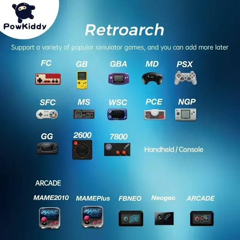 Imagem -04 - Pó-trimui Inteligente Handheld Pocket Game Console Open Source Gba 2.4 Ips Tela Lcd Bluetooth sem Fio em Estoque em