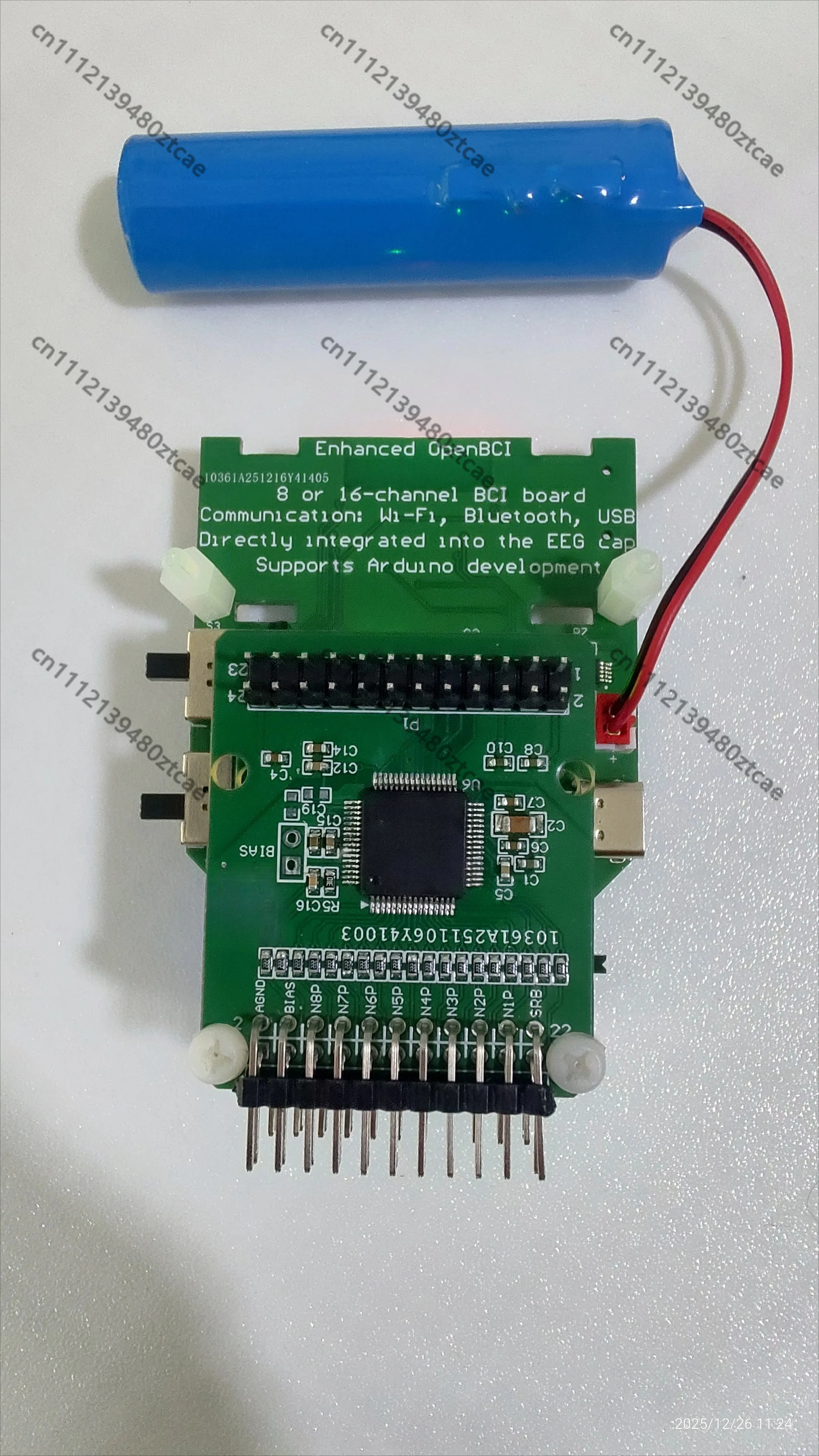 Domestic Independent R&D EEG Brain Computer Interface Board Bio-Signal Acquisition Module For Lab Research