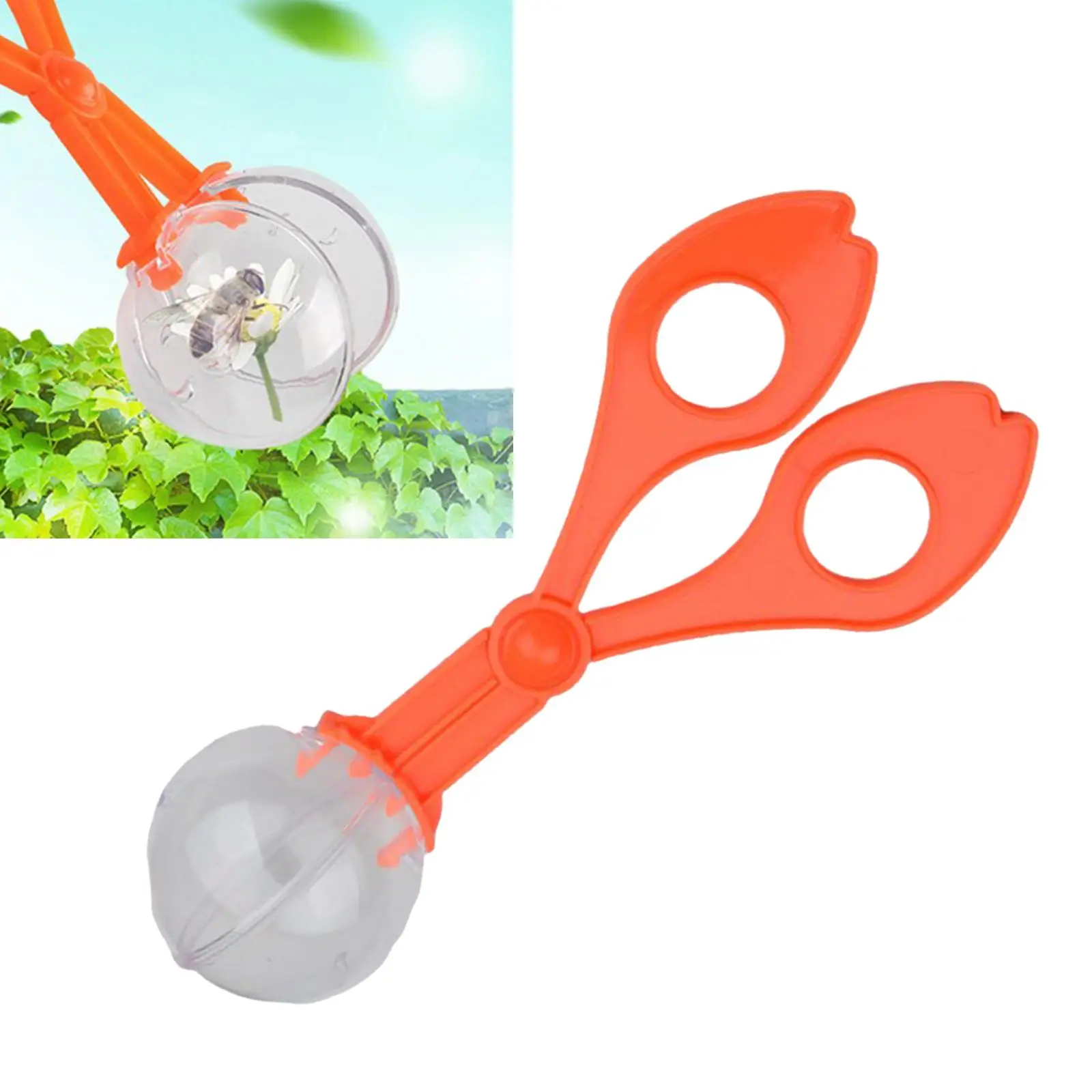 14.5cm Small Plastic Insect Scissors Catch Clamp Anti Bug Trap Insect Bug Catcher for Reptile Amphibian Pet Supplies