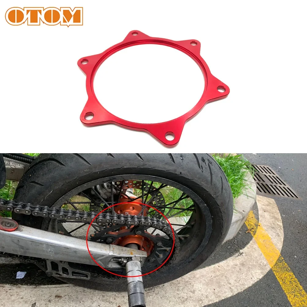 

OTOM Motocross Rear Wheel Hub Spacers Aluminum Alloy Chain Sprocket Spacer Kit for HONDA CR125 CR250 CRF250 450 2004-2017