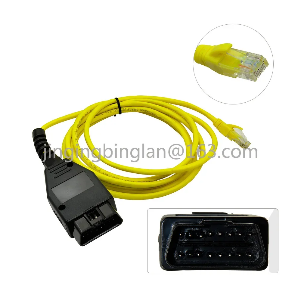 E-SYS ICOM For BMW ENET cable For BMW Programming Brush Hidden Data Cable