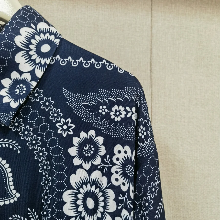 

Woman lapel casual long sleeve dress single breasted evening party midi robe