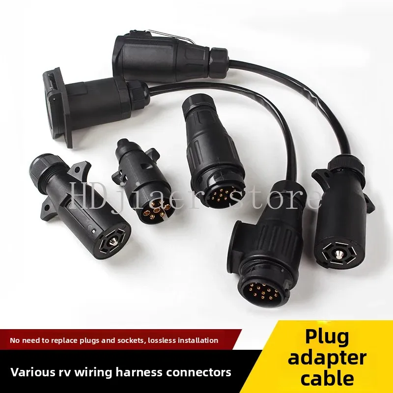 

Trailer adapter cable, the expert in converting taillight signal and power for American 7-pin towed caravans
