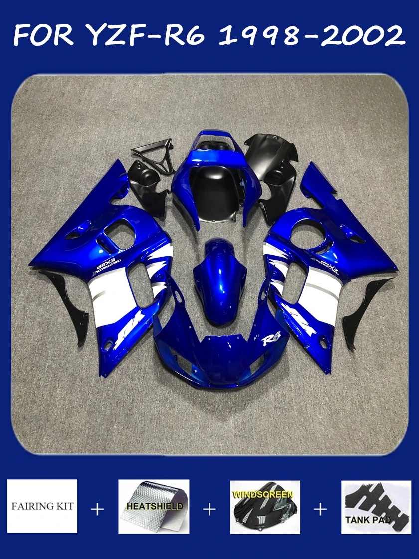 Full set Fairing for YAMAHA YZF R6 1998 1999 2000 2001 2002 Model Fairings kit 98 99 00 01 02