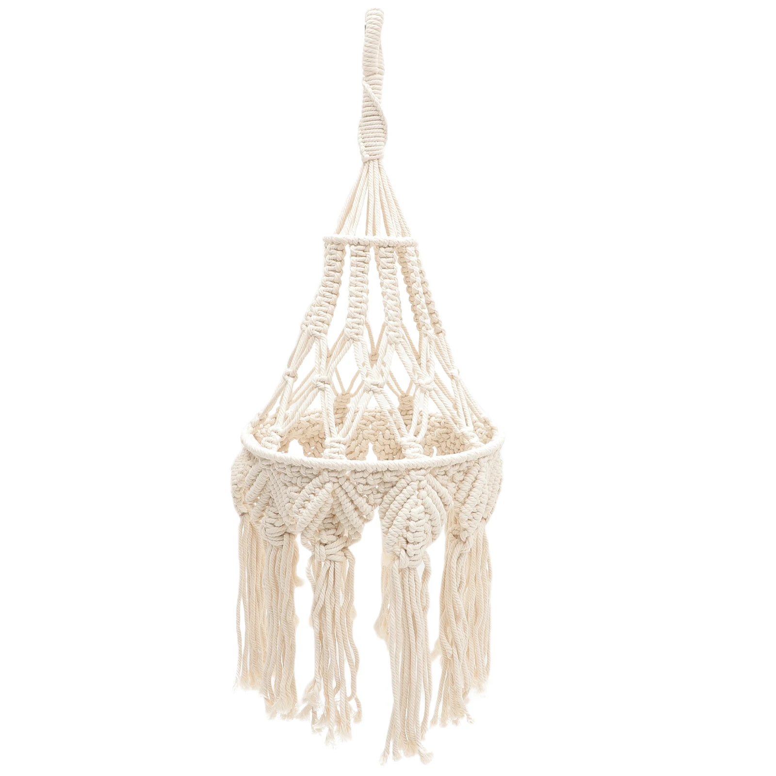 

Woven Lampshade Bohemia Style Hanging Cover Decorative Tassel Shades Ch Beige Macrame Ceiling Pendant Lamp Shades Lighting