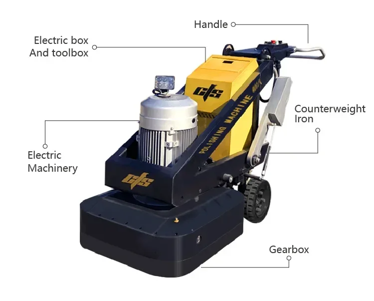 CFS 700D  polishing machine concrete grinder for sale industrial concrete floor Concrete  Equipment terrazzo machine for sale