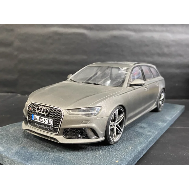 Défectueux MH MOTORHELIX 1/18 échelle Audi RS6 gris résine modèle de voiture jouet à collectionner cadeau Souvenir affichage ornement