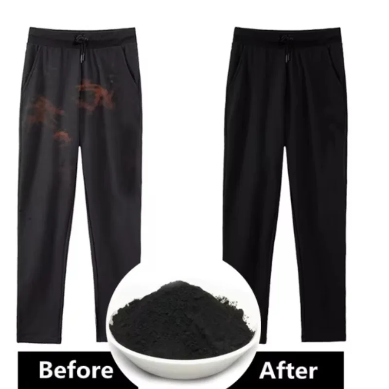 500g Black Color Fabric Dye Pigment Dyestuff Dye for Clothing Textile Dyeing Renovation Forcotton Denim Clothing Paint Craft