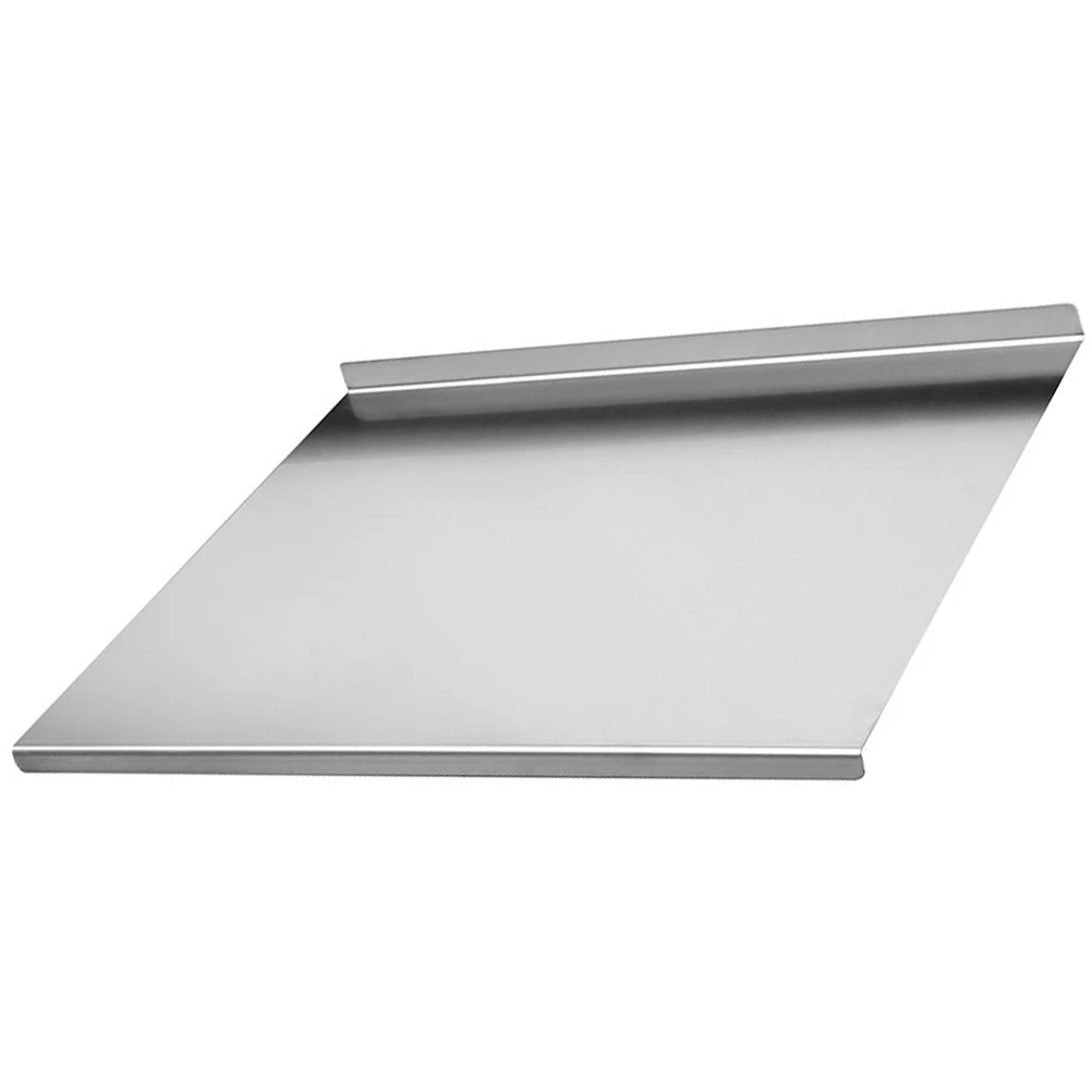 

Stainless Steel Cutting Board Food Grade Large Size Vegetable Fruit Slicing Pastry Kneading Board Kitchen Counter Top Metal
