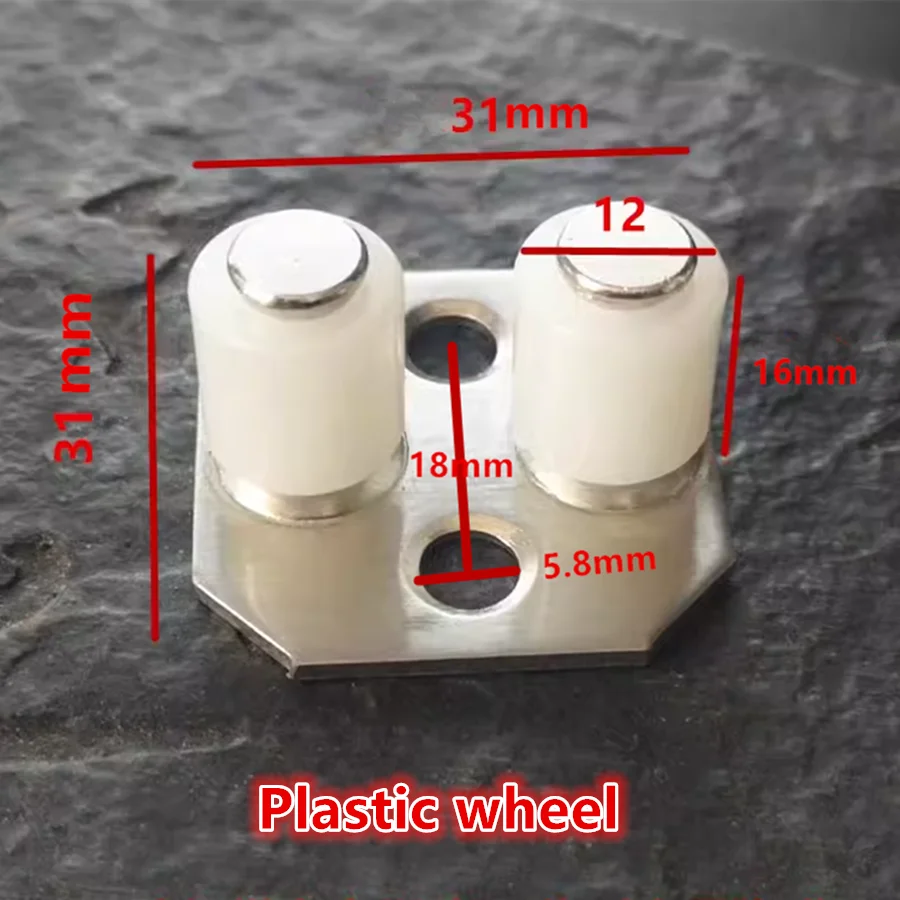 

Old-fashioned shower room pulley arc bathroom glass sliding door hanging wheel bath room sliding door double wheel shower room a