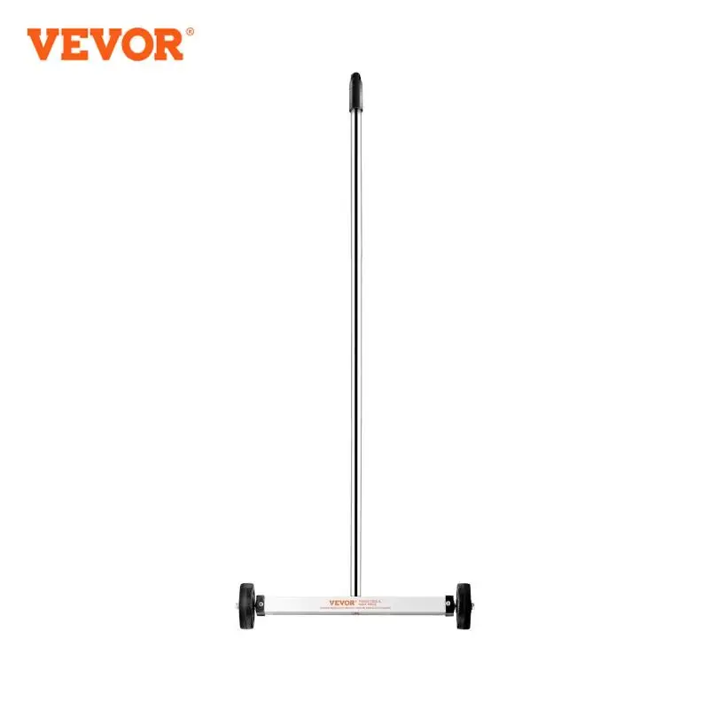 VEVOR Magnetic Sweeper with Wheels 15inch Mini Magnetic 8 lbs Pickup to Pick Up Nails and Screws Easy Cleanup of Workshop Garage