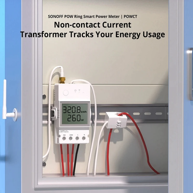 SONOFF Wireless Power Meter POWCT POW Hohe Präzision WIFI Power Strom Detektor Meter Power Meter Grad Transformator