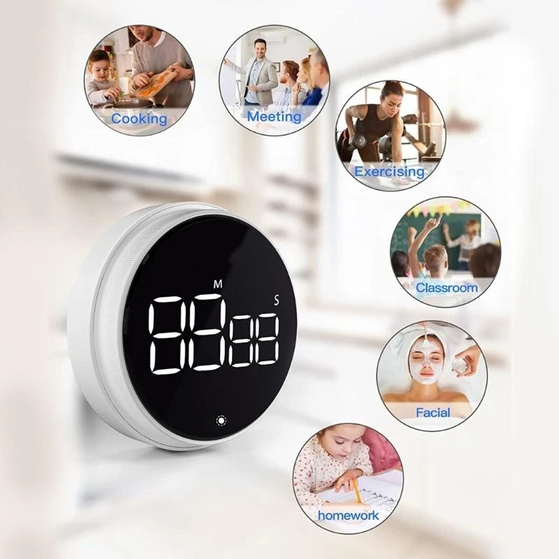M5TC Regulated Rotary Timer Reminder Countdown Countup Timer Easy Use