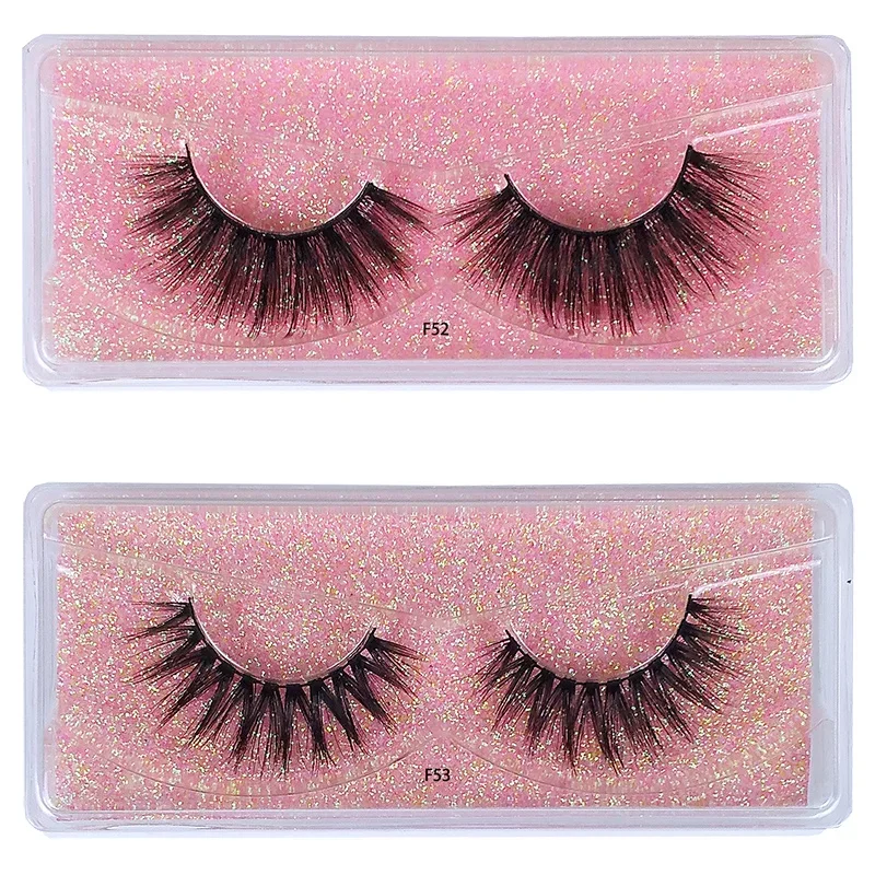 20 Pairs Fake Lashes Wholesale 3D Eye Lashes Pack Natural False Eyelashes Makeup Fake Eyelashes Bulk