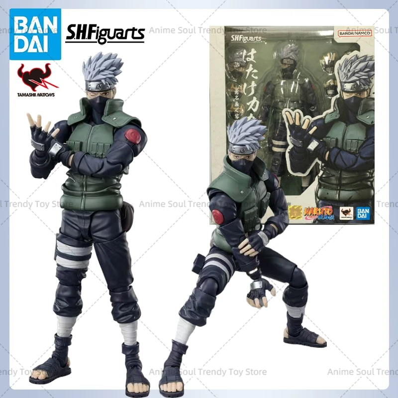 

В наличии Bandai SHF Наруто Шиппуден Хатаке Какаши 2.0 Шаринган Коллекция моделей фигурок AS