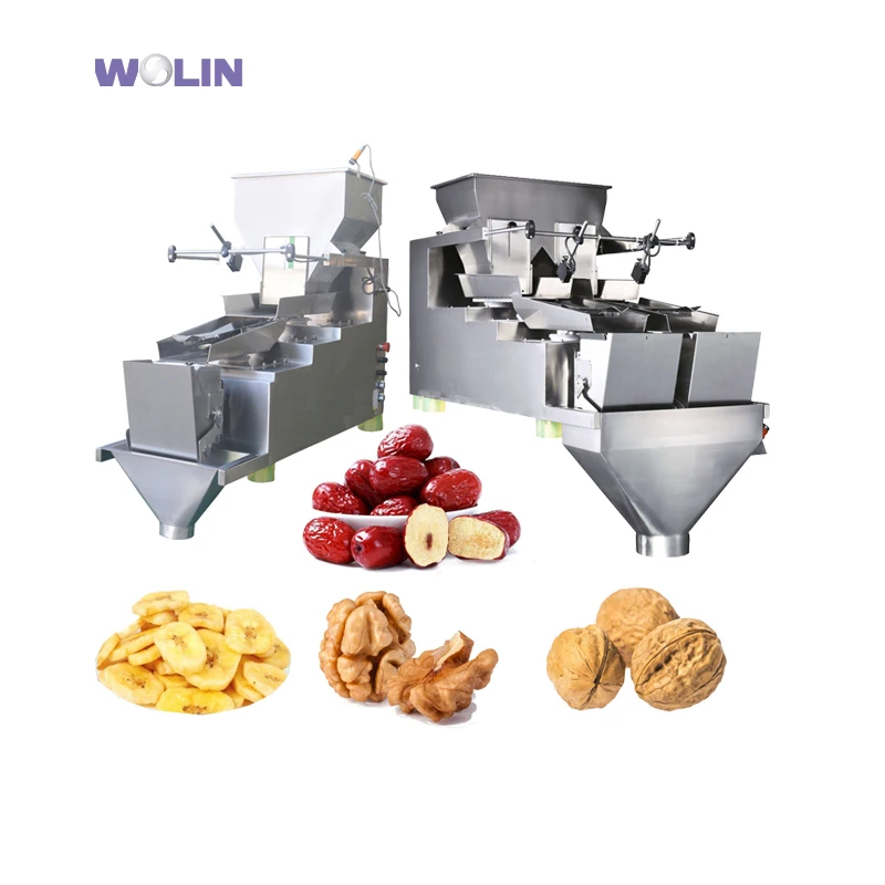 Tabletop triplex feeder 1 2 head automatic linear weigher linear scale weigh filling multi-function packing machine