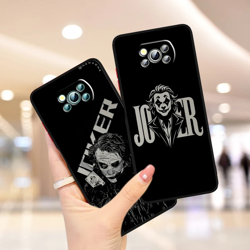 J-Jokers Luxury Anime Art Frosted Translucent For Xiaomi Mi Poco X5 X4 X3 M6 M5S M5 M4 M3 F5 F4 F3 GT Pro 5G Cover Phone Case