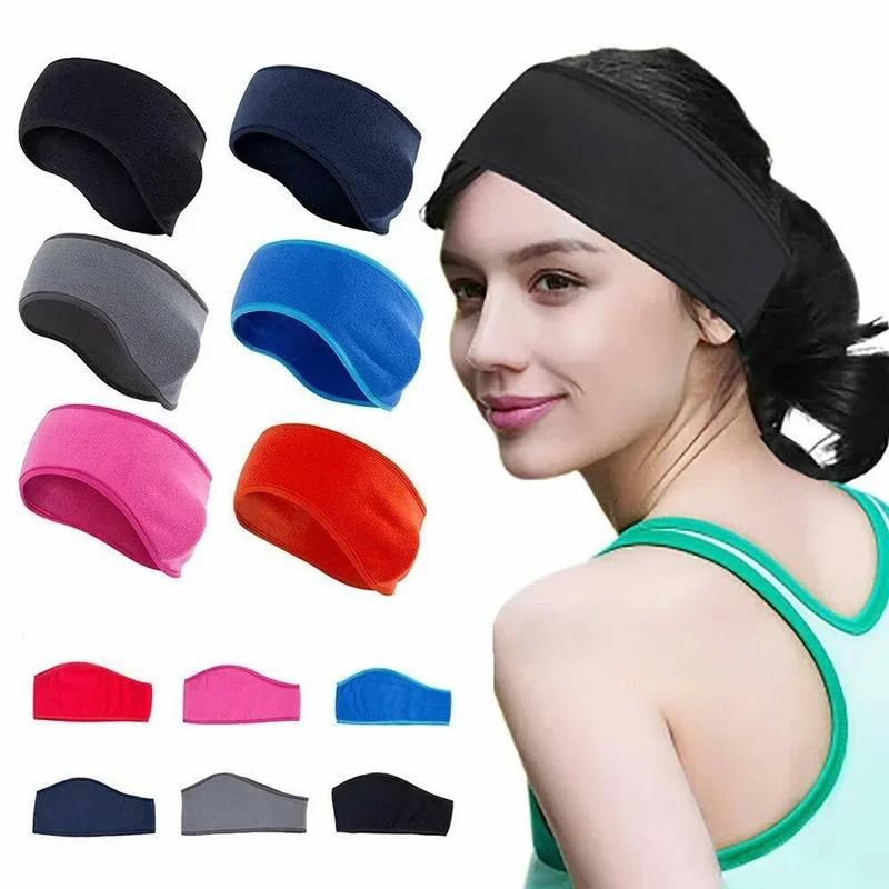 

Winter Warmer Headband Ear Cover Head Scarf Cycling Sweatband Ski Snowboard Men Women Yoga Sports Warm Soft Elastic Hair Bands