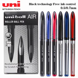 Uni ball AIR Straight Liquid Gel Pens 0.5mm/0.7mm Black/Blue/Red Ink Refills Signature Canetas For School Office Stationery Supp